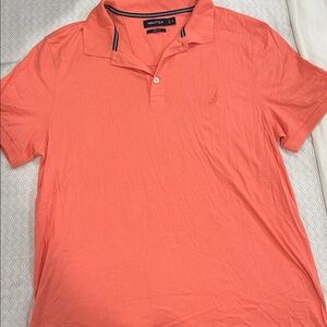 Nautica Classic Deck Polo Shirt (Salmon)